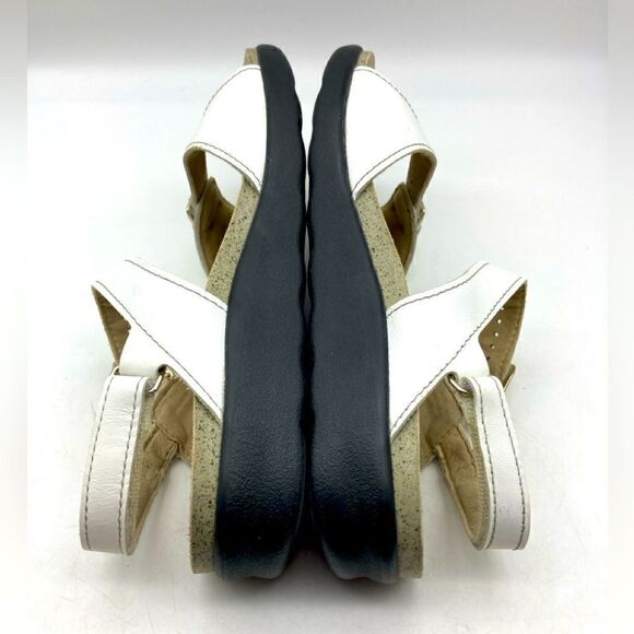 Sas Tripad Comfort White Leather Sandals Size 7M - Picture 4 of 8